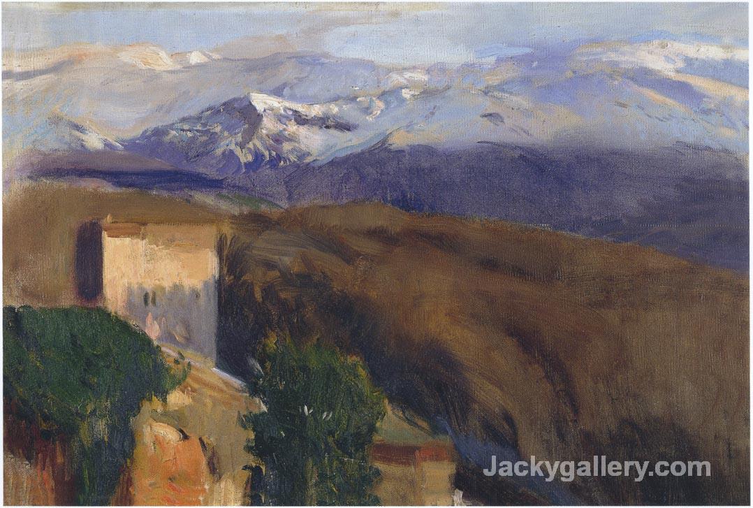 Sierra Nevada, Granada by Joaquin Sorolla y Bastida paintings reproduction